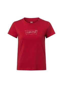 Levi's T-shirt damski Kobiety Bawełna czerwony jednolity - id: 568582-0015-09940 - marki Levi's - 187293953 Levi's T-shirt damski Kobiety Bawełna czerwony jednolity ze sklepu vangraaf w kategorii Bluzki damskie - zdjęcie 187293953