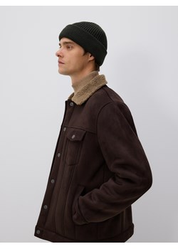 Reserved - Czapka beanie z wełną - jasny zielony - id: 052FE-97X - marki Reserved - 187294054 Reserved - Czapka beanie z wełną - jasny zielony ze sklepu Reserved w kategorii Czapki zimowe męskie - zdjęcie 187294054