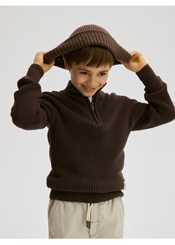 Reserved - Strukturalny golf - ciemnobrązowy ze sklepu Reserved w kategorii Bluzy chłopięce - zdjęcie 187294490