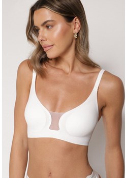 Biały Biustonosz z Ozdobnym Wycięciem Ezirelle - id: 401813 - marki born2be - 187294753 Biały Biustonosz z Ozdobnym Wycięciem Ezirelle ze sklepu born2be.pl w kategorii Biustonosze - zdjęcie 187294753