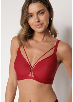 Bordowy Biustonosz z Ozdobnymi Paskami Zetessa - id: 401898 - marki born2be - 187294793 Bordowy Biustonosz z Ozdobnymi Paskami Zetessa ze sklepu born2be.pl w kategorii Biustonosze - zdjęcie 187294793