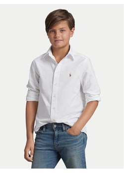 Polo Ralph Lauren Koszula 323677133001 Biały Regular Fit ze sklepu MODIVO w kategorii Koszule chłopięce - zdjęcie 187295052