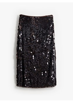 Mohito - Cekinowa spódnica midi - ciemnobrązowy - id: 990GB-89X - marki Mohito - 187295474 Mohito - Cekinowa spódnica midi - ciemnobrązowy ze sklepu Mohito w kategorii Spódnice - zdjęcie 187295474