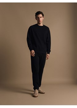 Reserved - Bawełniana bluza oversize - czarny - id: 373BK-99X - marki Reserved - 187295861 Reserved - Bawełniana bluza oversize - czarny ze sklepu Reserved w kategorii Bluzy męskie - zdjęcie 187295861