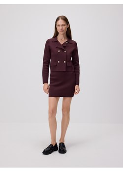 Reserved - Kardigan z ozdobnymi guzikami - ciemnofioletowy - id: 475GP-49X - marki Reserved - 187295964 Reserved - Kardigan z ozdobnymi guzikami - ciemnofioletowy ze sklepu Reserved w kategorii Swetry damskie - zdjęcie 187295964
