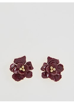 Reserved - Kolczyki w kształcie kwiatów - bordowy - id: 530FD-83X - marki Reserved - 187296064 Reserved - Kolczyki w kształcie kwiatów - bordowy ze sklepu Reserved w kategorii Kolczyki - zdjęcie 187296064