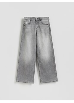 Reserved - Jeansy baggy fit - jasnoszary ze sklepu Reserved w kategorii Jeansy damskie - zdjęcie 187296150