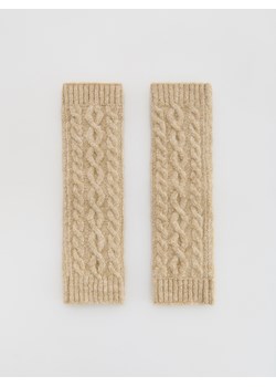 Reserved - Ocieplacze na nogi z dodatkiem wełny - beżowy - id: 632FA-08X - marki Reserved - 187296162 Reserved - Ocieplacze na nogi z dodatkiem wełny - beżowy ze sklepu Reserved w kategorii Skarpetki damskie - zdjęcie 187296162