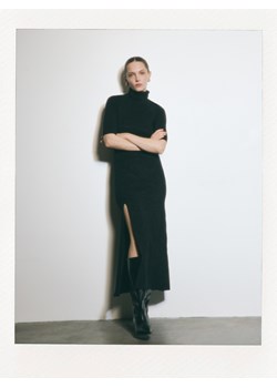 Reserved - Sukienka z wiskozą - czarny ze sklepu Reserved w kategorii Sukienki - zdjęcie 187296343