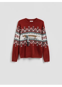 Reserved - Sweter ze świątecznym motywem - wielobarwny ze sklepu Reserved w kategorii Swetry męskie - zdjęcie 187296514
