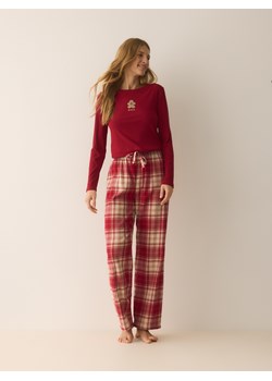Reserved - Dwuczęściowa piżama - czerwony - id: 954EX-33X - marki Reserved - 187296563 Reserved - Dwuczęściowa piżama - czerwony ze sklepu Reserved w kategorii Piżamy damskie - zdjęcie 187296563