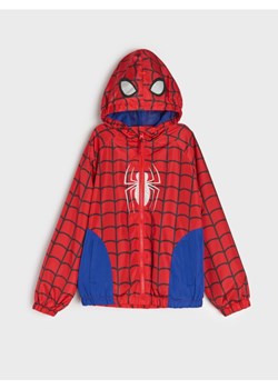 Sinsay - Kurtka z kapturem Marvel Spider-Man - czerwony - id: 229CT-33X - marki Sinsay - 187297190 Sinsay - Kurtka z kapturem Marvel Spider-Man - czerwony ze sklepu Sinsay w kategorii Kurtki chłopięce - zdjęcie 187297190