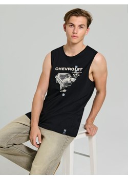 Sinsay - Koszulka z nadrukiem Chevrolet Camaro - czarny - id: 675FX-99X - marki Sinsay - 187297212 Sinsay - Koszulka z nadrukiem Chevrolet Camaro - czarny ze sklepu Sinsay w kategorii T-shirty męskie - zdjęcie 187297212
