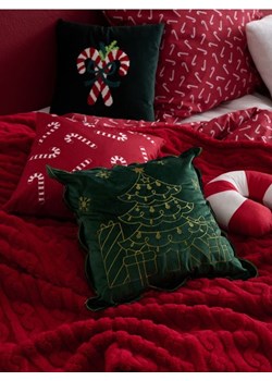 Sinsay - Poszewka na poduszkę z motywem świątecznym - zielony - id: 911FT-77X - marki Sinsay - 187297223 Sinsay - Poszewka na poduszkę z motywem świątecznym - zielony ze sklepu Sinsay w kategorii Poszewki na poduszki - zdjęcie 187297223