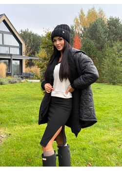 Beżowo-Czarny Komplet Sweterek + Sukienka - id: 23057663 - marki Modnakiecka.pl - 187297462 Beżowo-Czarny Komplet Sweterek + Sukienka ze sklepu ModnaKiecka.pl w kategorii Komplety i garnitury damskie - zdjęcie 187297462