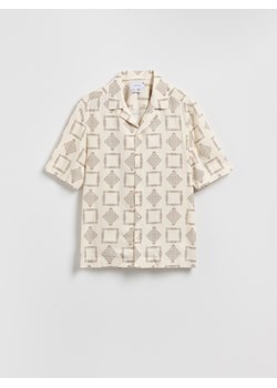 Reserved - Koszula regular z bawełny egipskiej - biały - id: 122FR-00P - marki Reserved - 187297853 Reserved - Koszula regular z bawełny egipskiej - biały ze sklepu Reserved w kategorii Koszule męskie - zdjęcie 187297853