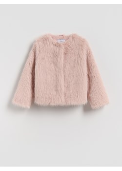 Reserved - Kurtka z imitacji futra - pastelowy róż - id: 270EX-03X - marki Reserved - 187297904 Reserved - Kurtka z imitacji futra - pastelowy róż ze sklepu Reserved w kategorii Kurtki dziewczęce - zdjęcie 187297904