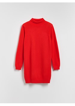Reserved - Sukienka z wełny merino - czerwony - id: 456GX-33X - marki Reserved - 187297972 Reserved - Sukienka z wełny merino - czerwony ze sklepu Reserved w kategorii Sukienki - zdjęcie 187297972