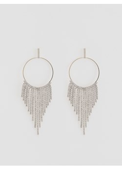 Reserved - Kolczyki z kryształkami - srebrny - id: 694IL-SLV - marki Reserved - 187298074 Reserved - Kolczyki z kryształkami - srebrny ze sklepu Reserved w kategorii Kolczyki - zdjęcie 187298074