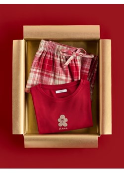 Reserved - Dwuczęściowa piżama - czerwony - id: 954EX-33X - marki Reserved - 187298211 Reserved - Dwuczęściowa piżama - czerwony ze sklepu Reserved w kategorii Piżamy damskie - zdjęcie 187298211