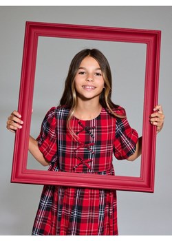 Sinsay - Sukienka babydoll w kratę - czerwony - id: YN037-33X - marki Sinsay - 187298390 Sinsay - Sukienka babydoll w kratę - czerwony ze sklepu Sinsay w kategorii Sukienki dziewczęce - zdjęcie 187298390