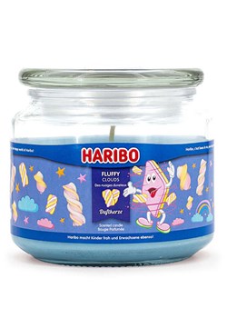 Haribo Świeca zapachowa "Haribo Fluffy Clouds" - 300 g - id: 16198138 - marki HARIBO - 187298513 Haribo Świeca zapachowa "Haribo Fluffy Clouds" - 300 g ze sklepu Limango Polska w kategorii Świece i dyfuzory - zdjęcie 187298513