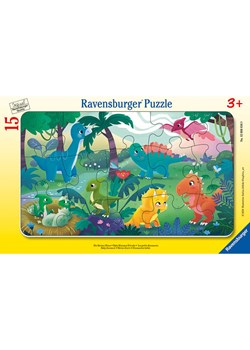Ravensburger 15-częściowe puzzle "The little dinosaurs" - 3+ - id: 17651293 - marki Ravensburger - 187298621 Ravensburger 15-częściowe puzzle "The little dinosaurs" - 3+ ze sklepu Limango Polska w kategorii Puzzle - zdjęcie 187298621