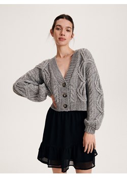 Reserved - Spódnica mini z falbaną - czarny ze sklepu Reserved w kategorii Spódnice - zdjęcie 187299414