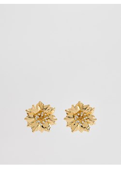 Reserved - Kolczyki z motywem kwiatów - złoty - id: 552FD-GLD - marki Reserved - 187299481 Reserved - Kolczyki z motywem kwiatów - złoty ze sklepu Reserved w kategorii Kolczyki - zdjęcie 187299481