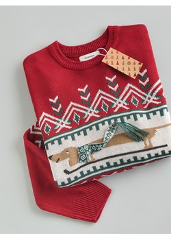 Reserved - Sweter ze świątecznym motywem - wielobarwny - id: 946GC-MLC - marki Reserved - 187299551 Reserved - Sweter ze świątecznym motywem - wielobarwny ze sklepu Reserved w kategorii Swetry męskie - zdjęcie 187299551