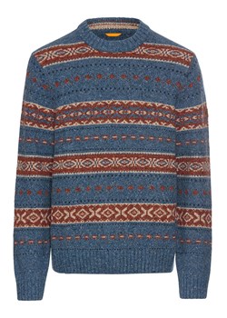 Camel Active Sweter w kolorze niebiesko-czerwonym ze sklepu Limango Polska w kategorii Swetry męskie - zdjęcie 187299884