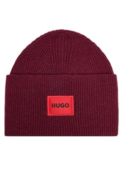 Czapka Hugo Xaff 50496011 Bordowy - id: 4063543695672 - marki Hugo Boss - 187300233 Czapka Hugo Xaff 50496011 Bordowy ze sklepu eobuwie.pl w kategorii Czapki zimowe męskie - zdjęcie 187300233