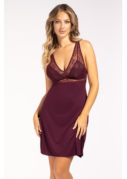 Nocna koszulka Unikat Caro burgund ze sklepu kontri.pl w kategorii Koszule nocne - zdjęcie 187300791