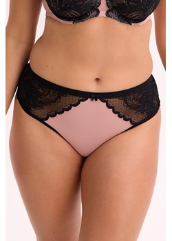Brazyliany Gaia 1309B Elara czarno-różowy ze sklepu kontri.pl w kategorii Majtki damskie - zdjęcie 187300802