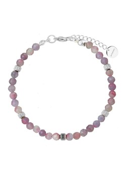 Damska bransoletka z kolorowymi turmalinami srebrne wykończenie stal szlachetna ze sklepu manoki.pl w kategorii Bransoletki - zdjęcie 187301014