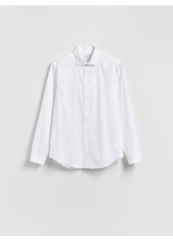 Reserved - Koszula slim z bawełny egipskiej - biały - id: 119GT-00X - marki Reserved - 187301481 Reserved - Koszula slim z bawełny egipskiej - biały ze sklepu Reserved w kategorii Koszule męskie - zdjęcie 187301481