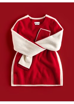 Reserved - Wełniany sweter - czerwony - id: 143GS-33X - marki Reserved - 187301491 Reserved - Wełniany sweter - czerwony ze sklepu Reserved w kategorii Swetry damskie - zdjęcie 187301491