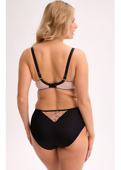 Gaia biustonosz półusztywniany semi-soft Xenia 1332, Kolor różowo-czarny, Rozmiar 80B, Gaia ze sklepu Intymna w kategorii Biustonosze - zdjęcie 187302533