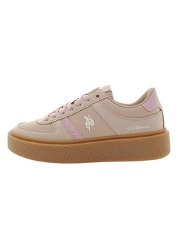 U.S. Polo Assn. Sneakersy w kolorze beżowo-jasnoróżowym ze sklepu Limango Polska w kategorii Buty sportowe damskie - zdjęcie 187302664