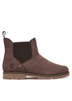 Sztyblety Timberland Asphalt Trail Chls Boot TB0A2BRAV131 Brązowy ze sklepu eobuwie.pl w kategorii Buty zimowe dziecięce - zdjęcie 187302792