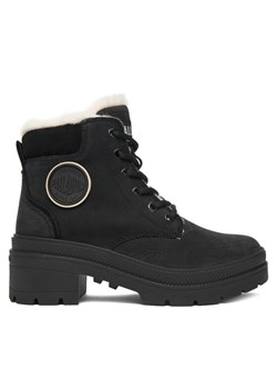 Trzewiki Palladium Pallarise Nbk Wl 99527-008-M Czarny ze sklepu eobuwie.pl w kategorii Workery damskie - zdjęcie 187302894