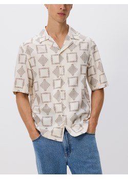 Reserved - Koszula regular z bawełny egipskiej - biały ze sklepu Reserved w kategorii Koszule męskie - zdjęcie 187303640