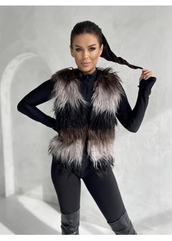 Kamizelka damska VLR008 - jasno szara ze sklepu Edoti w kategorii Kamizelki damskie - zdjęcie 187304031