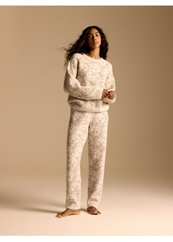 Reserved - Dwuczęściowa piżama w misie - kremowy - id: 222EY-02X - marki Reserved - 187304452 Reserved - Dwuczęściowa piżama w misie - kremowy ze sklepu Reserved w kategorii Piżamy damskie - zdjęcie 187304452