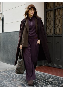 Reserved - Spodnie z modalem - ciemnofioletowy - id: 624GA-49X - marki Reserved - 187304694 Reserved - Spodnie z modalem - ciemnofioletowy ze sklepu Reserved w kategorii Spodnie damskie - zdjęcie 187304694