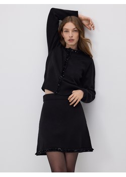 Reserved - Spódnica z cekinami - czarny - id: 723AK-99X - marki Reserved - 187304752 Reserved - Spódnica z cekinami - czarny ze sklepu Reserved w kategorii Spódnice - zdjęcie 187304752