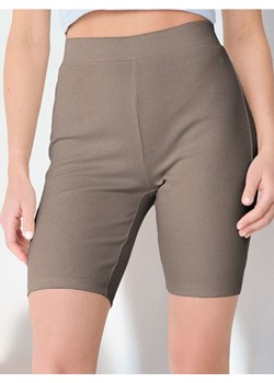 Sinsay - Szorty kolarki w prążek - brązowy - id: 108AC-84X - marki Sinsay - 187305974 Sinsay - Szorty kolarki w prążek - brązowy ze sklepu Sinsay w kategorii Szorty - zdjęcie 187305974