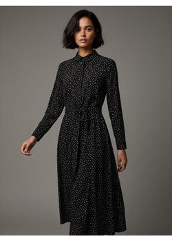 Sinsay - Sukienka z wiskozy - czarny - id: 478DA-99X - marki Sinsay - 187306030 Sinsay - Sukienka z wiskozy - czarny ze sklepu Sinsay w kategorii Sukienki - zdjęcie 187306030