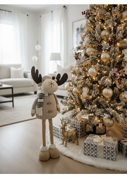 Sinsay - Dekoracja świąteczna w kształcie renifera - biały - id: 502GT-00X - marki Sinsay - 187306044 Sinsay - Dekoracja świąteczna w kształcie renifera - biały ze sklepu Sinsay w kategorii Dekoracje bożonarodzeniowe - zdjęcie 187306044