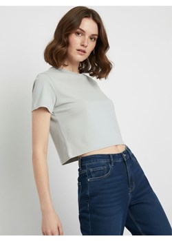 Sinsay - Crop top - szary - id: 507EU-85X - marki Sinsay - 187306050 Sinsay - Crop top - szary ze sklepu Sinsay w kategorii Bluzki damskie - zdjęcie 187306050